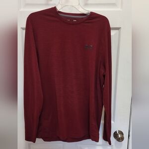 Under Armour Long Sleeve Shirt Red Large